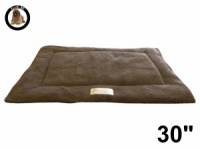 Ellie-Bo Brown Sherpa Fleece Cage Mat to fit Ellie-Bo 30 inch Dog Cage